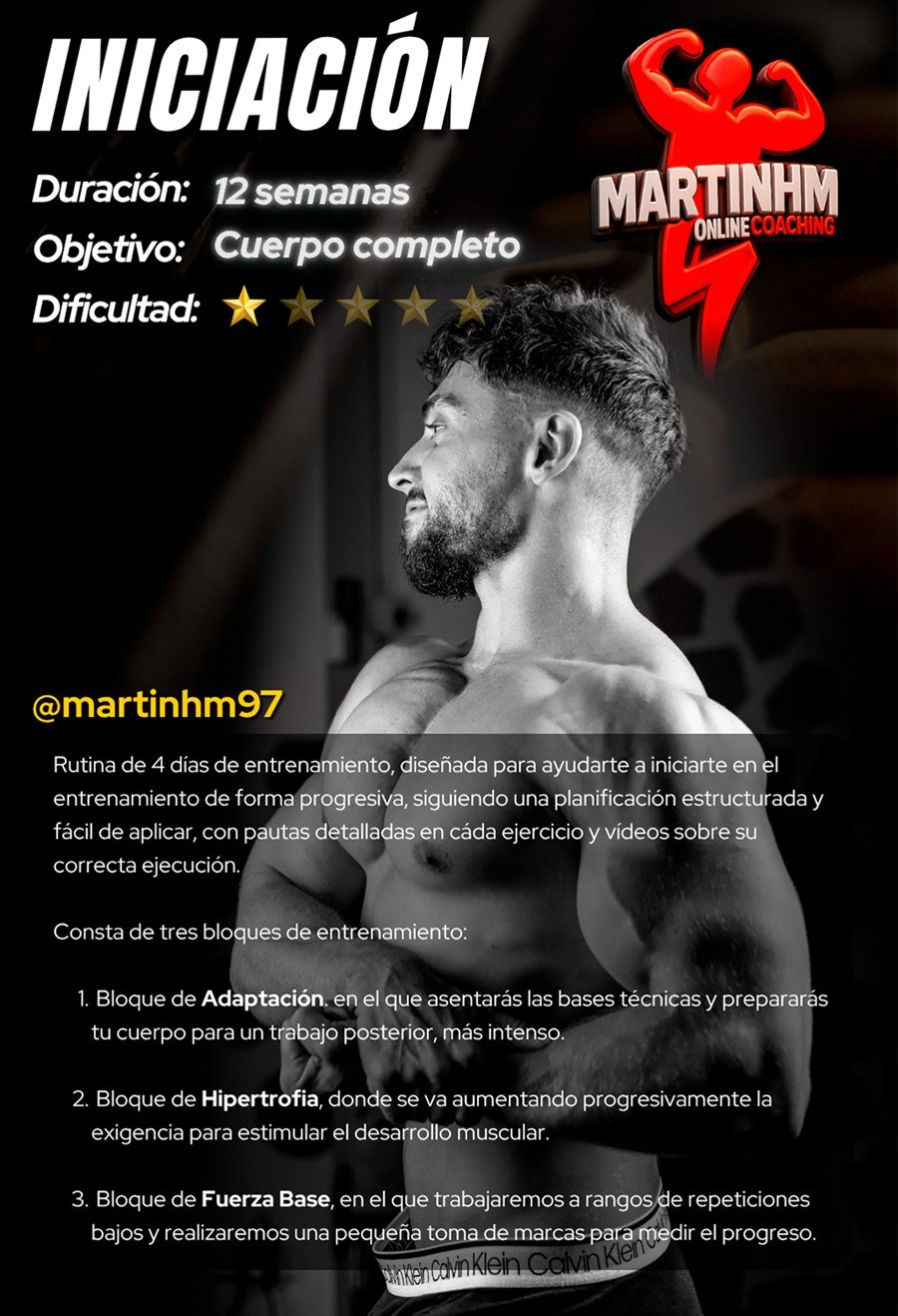 Portada: Rutina Iniciación